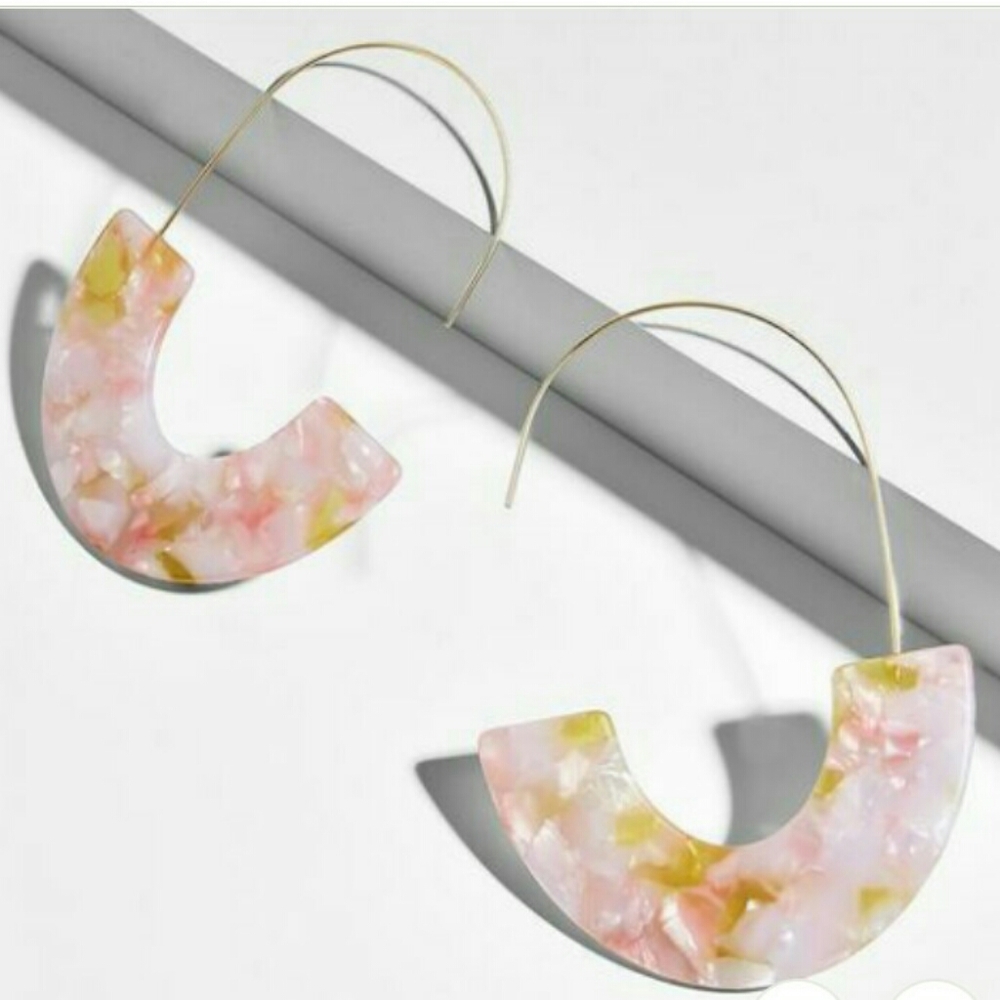 Acrylic Statement Earrings